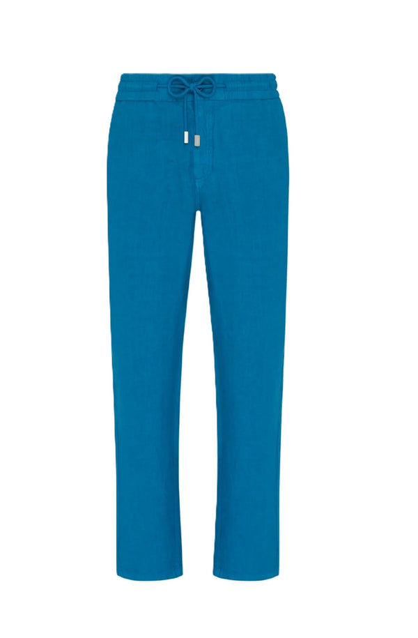 VILEBREQUIN Men Linen Pants Regular Fit Solid