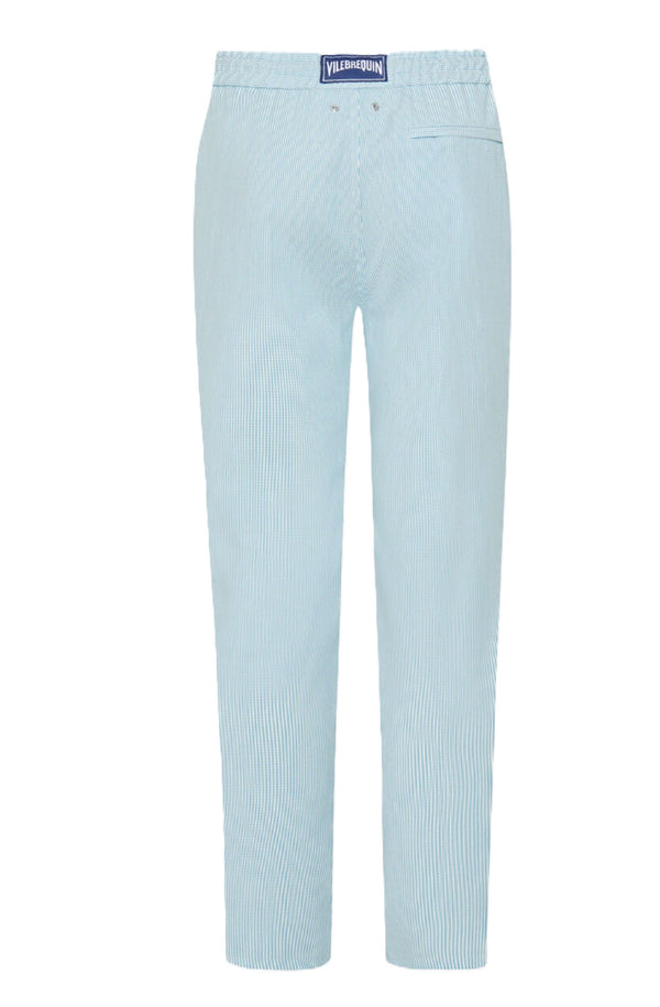 VILEBREQUIN Men Wool Regular Pants Micro Rayures Tailoring