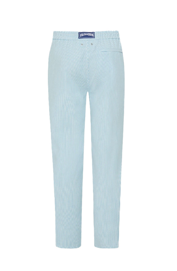 VILEBREQUIN Men Wool Regular Pants Micro Rayures Tailoring