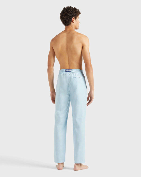 VILEBREQUIN Men Wool Regular Pants Micro Rayures Tailoring