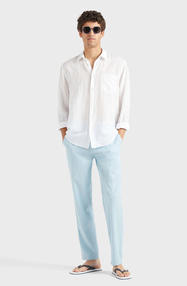 VILEBREQUIN Men Wool Regular Pants Micro Rayures Tailoring