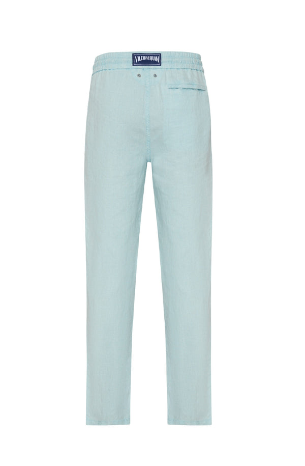 VILEBREQUIN Men Linen Pants Regular Fit Natural Dye