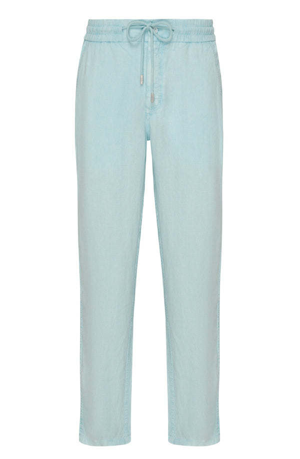 VILEBREQUIN Men Linen Pants Regular Fit Natural Dye