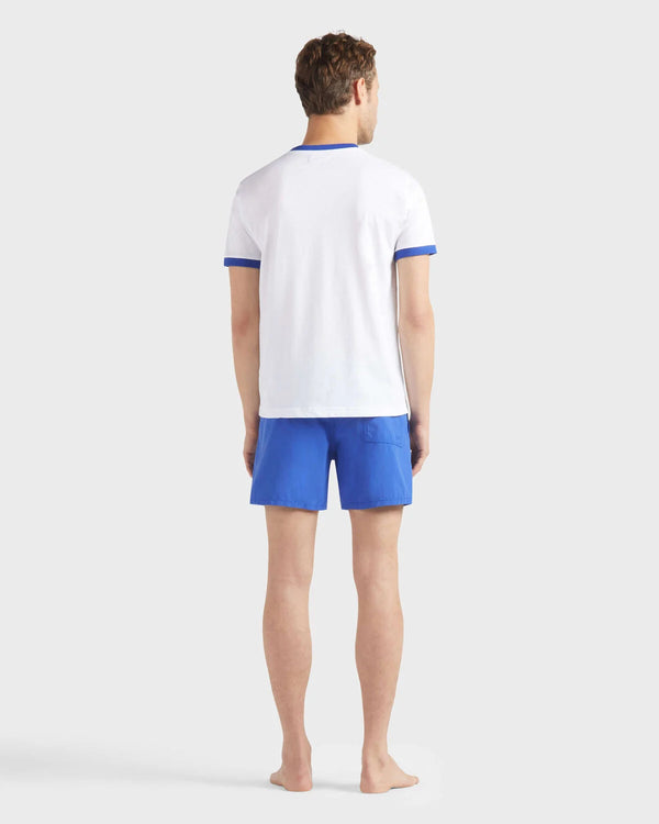VILEBREQUIN Men Cotton Light Jersey T-Shirt Bicolor Logo