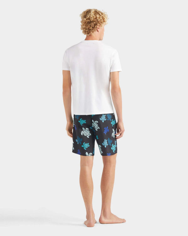 VILEBREQUIN Men Organic Cotton T-Shirt Big Turtle Embroidery