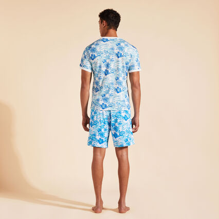 VILEBREQUIN Men Cotton T-Shirt Tahiti Flowers