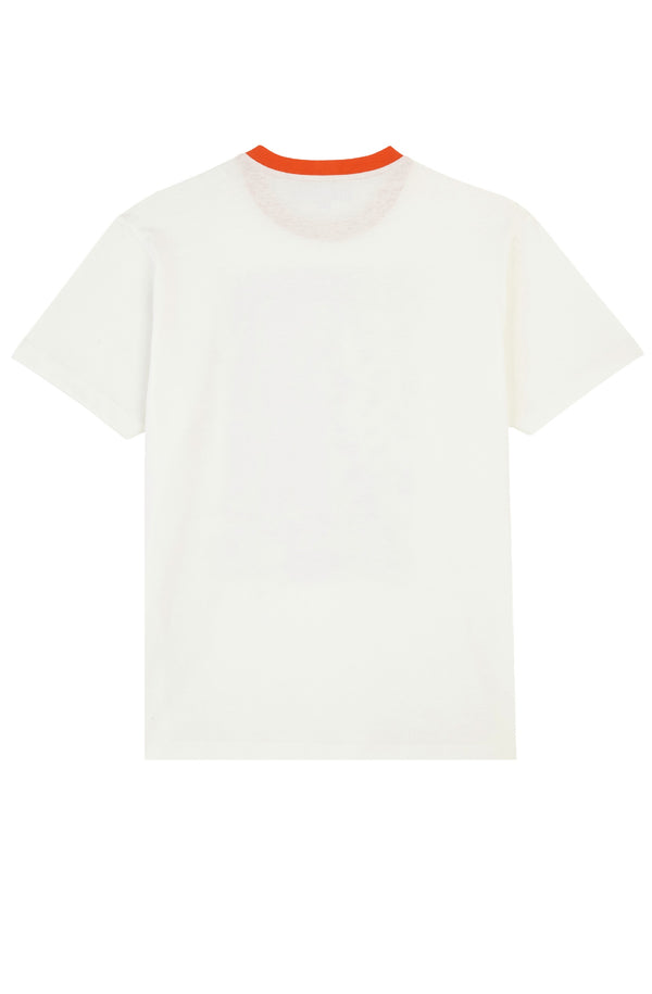 VILEBREQUIN Men Cotton T-Shirt La Plage from the Sky