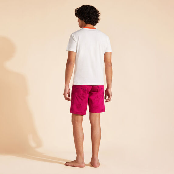 VILEBREQUIN Men Cotton T-Shirt La Plage from the Sky