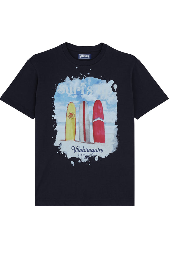 VILEBREQUIN Men Cotton T-Shirt Surf's Up