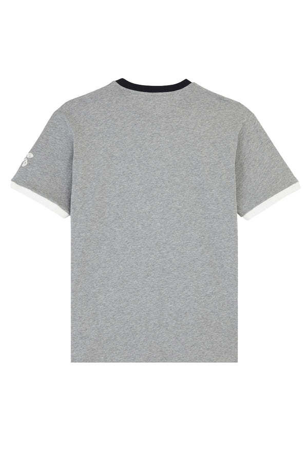 VILEBREQUIN Men Cotton T-Shirt  Yarn Dye Sail