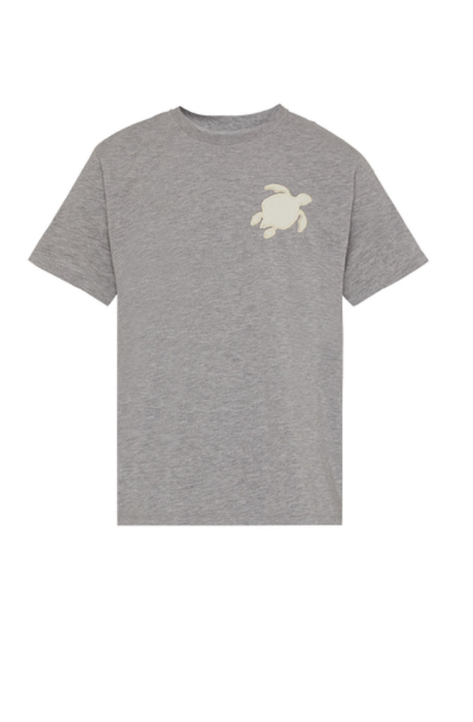 VILEBREQUIN Men Cotton T- Shirt Turtle Patch