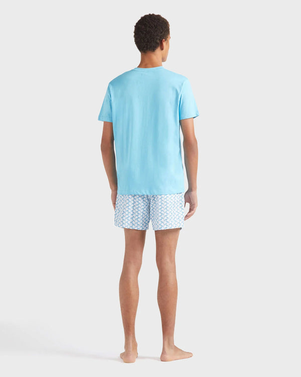 VILEBREQUIN Men Cotton T-Shirt Contrasted Placed Gomy Logo
