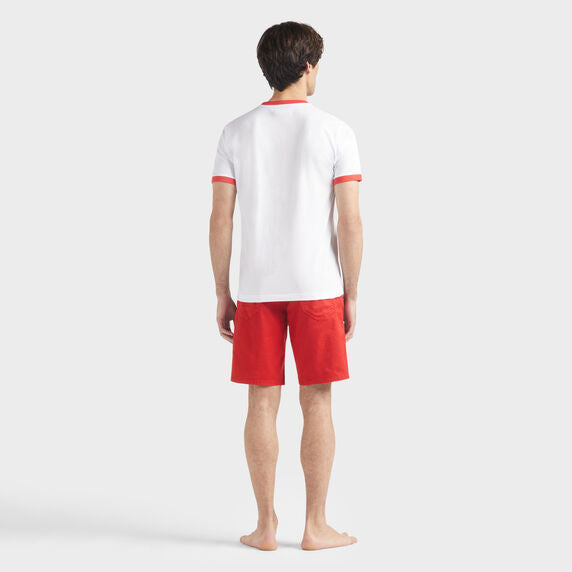 VILEBREQUIN Men Cottton Light Jersey T-Shirt Bi Color Logo