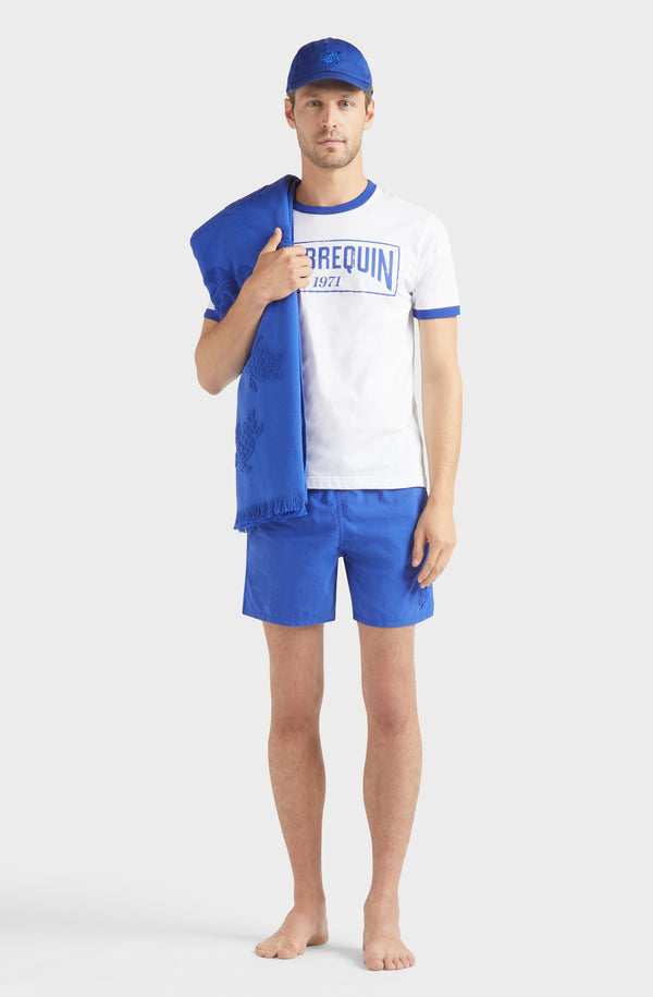 VILEBREQUIN Men Cottton Light Jersey T-Shirt Bi Color Logo