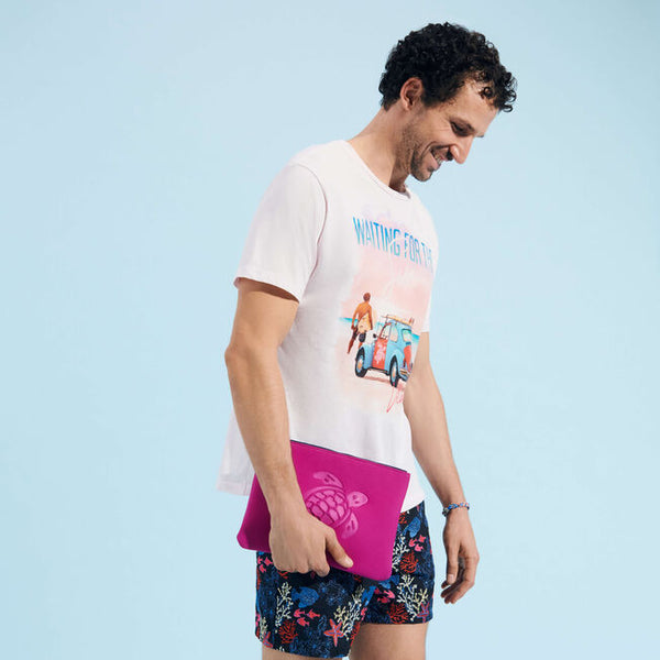 VILEBREQUIN Cotton Men T-shirt Waiting for Sun