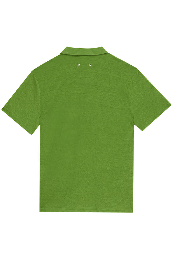 VILEBREQUIN Men Linen Jersey Polo Shirt Solid
