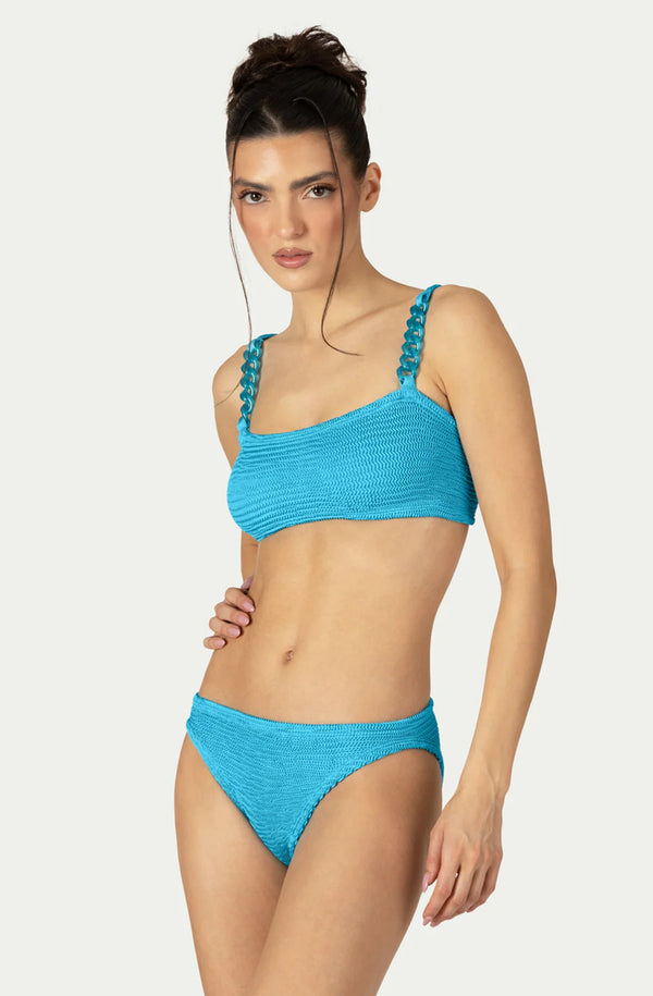 PARAMIDONNA Women Penelope Bandeau Pacific Blue Bikini
