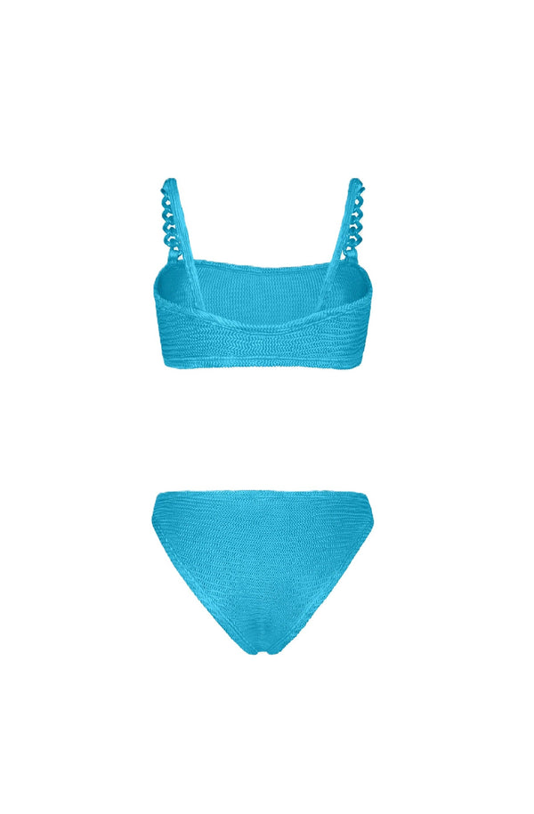 PARAMIDONNA Women Penelope Bandeau Pacific Blue Bikini