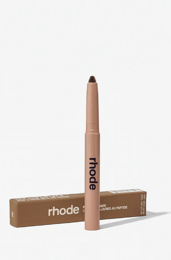 RHODE Women Peptide Lip Shape – Creamy Lip Shaper for Definition & Volume Rich Plum Brown