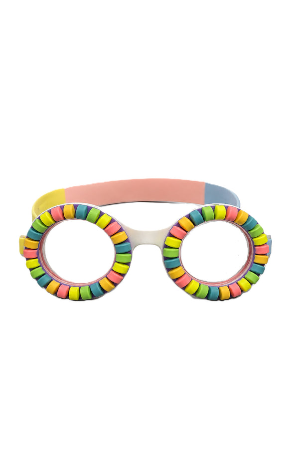 HAMAC Girls Swim Goggles Beads Pink
