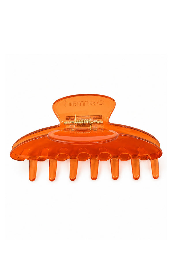 HAMAC Women Plain Orange Hair Clip