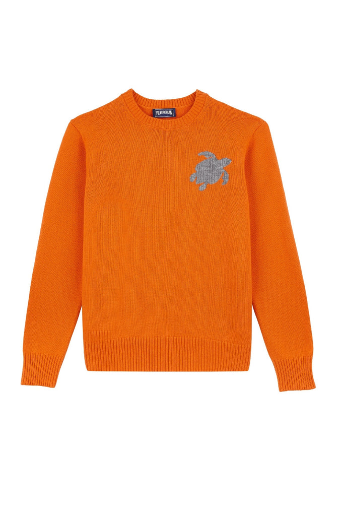 VILEBREQUIN Men Wool Cashmere Crewneck Sweater Turtle
