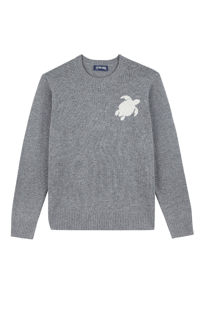 VILEBREQUIN Men Wool Cashmere Crewneck Sweater Turtle