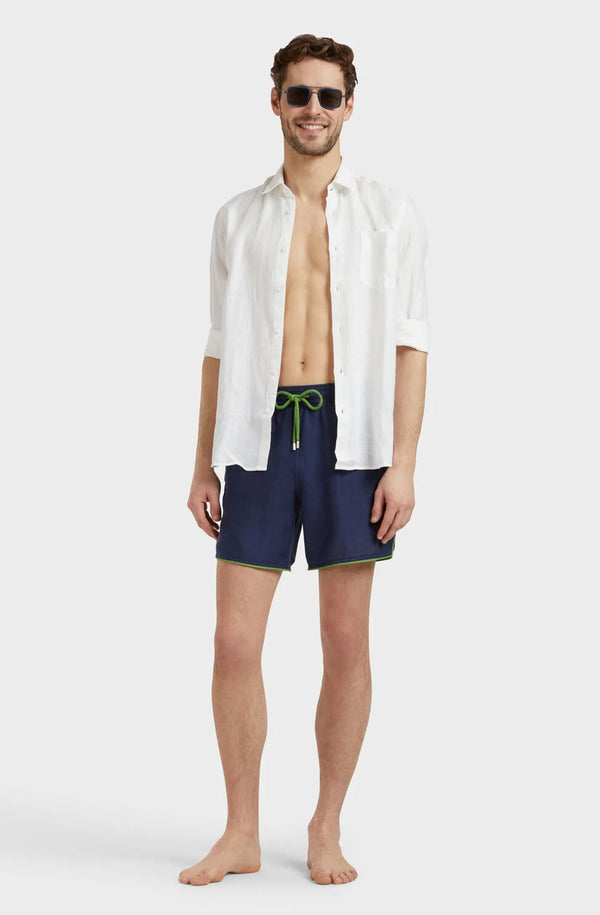 VILEBREQUIN Men Linen Swim Shorts Solid