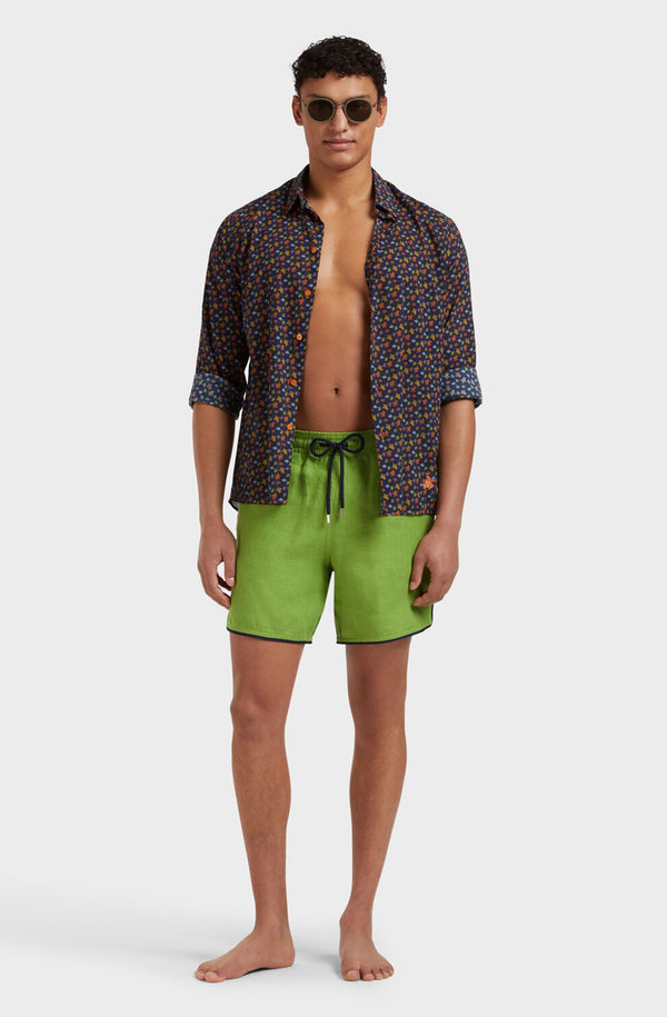 VILEBREQUIN Men Linen Swim Shorts Solid