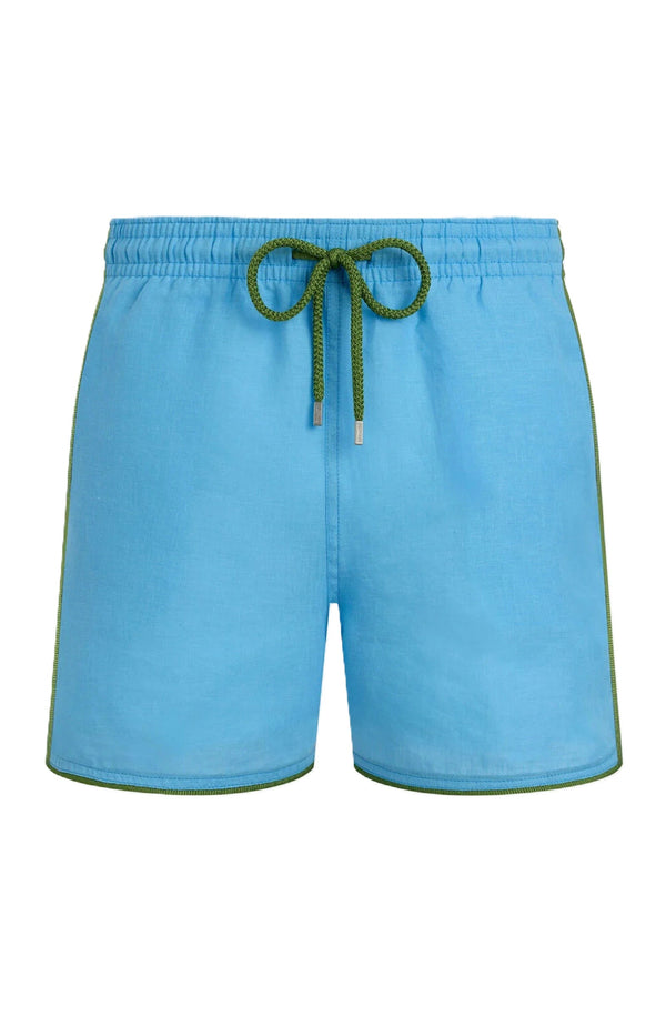 VILEBREQUIN Men Linen Swim Shorts Solid