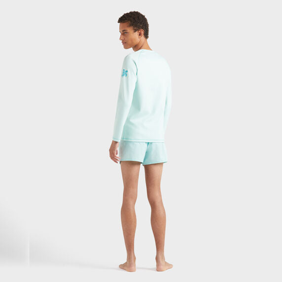 VILEBREQUIN Men UV Protections Long Sleeves Rashguard Solid