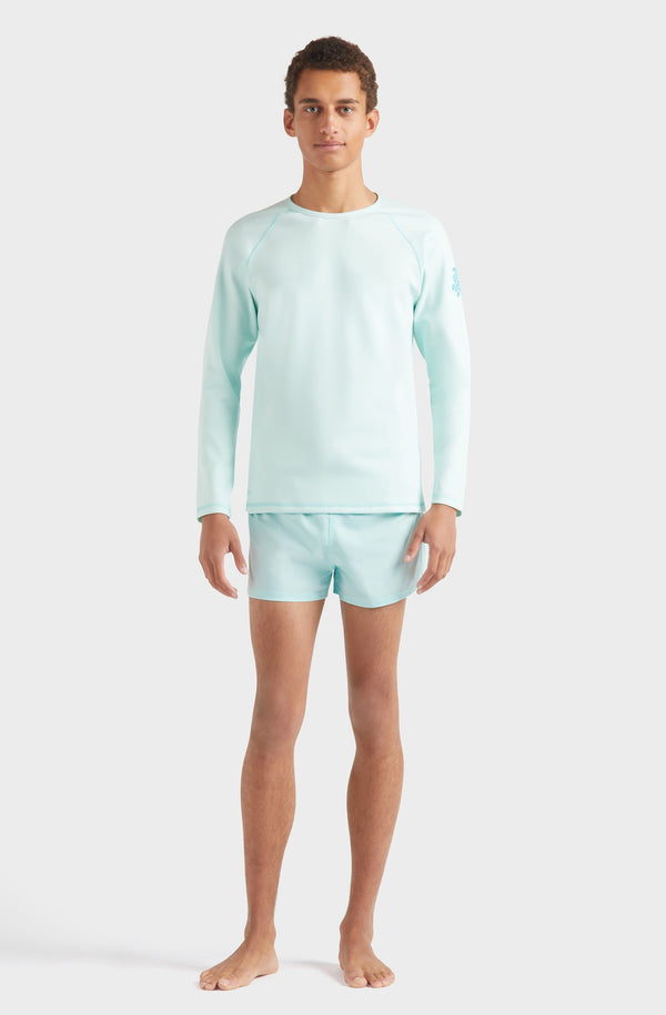 VILEBREQUIN Men UV Protections Long Sleeves Rashguard Solid