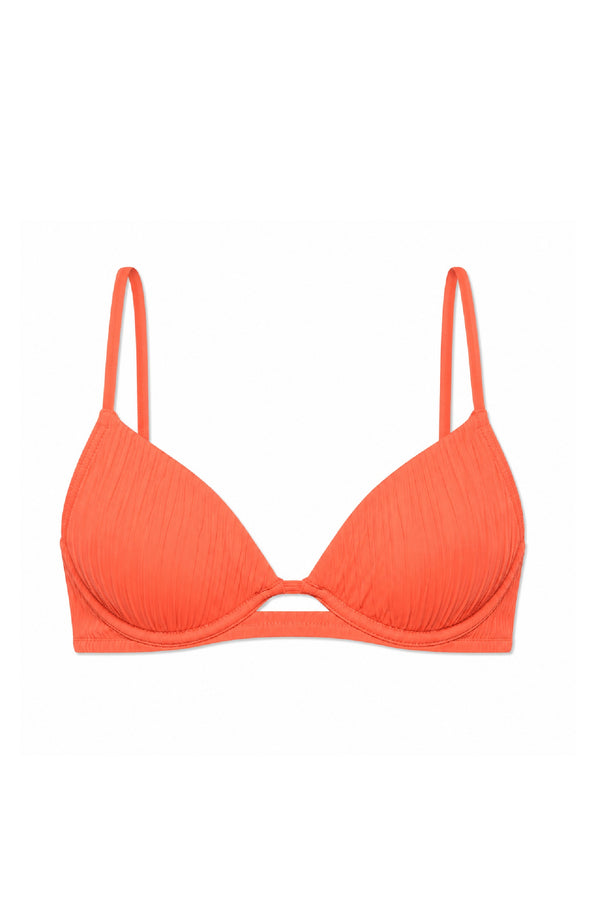 LULI FAMA Women River Dance Peek A Boo Underwire Bikini Top