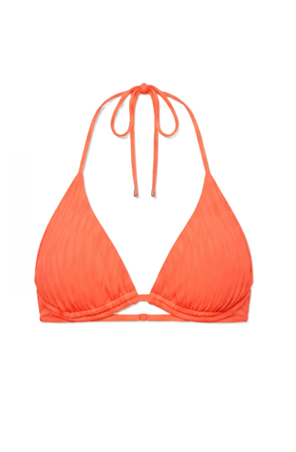 LULI FAMA Women River Dance Triangle Halter Bikini Top