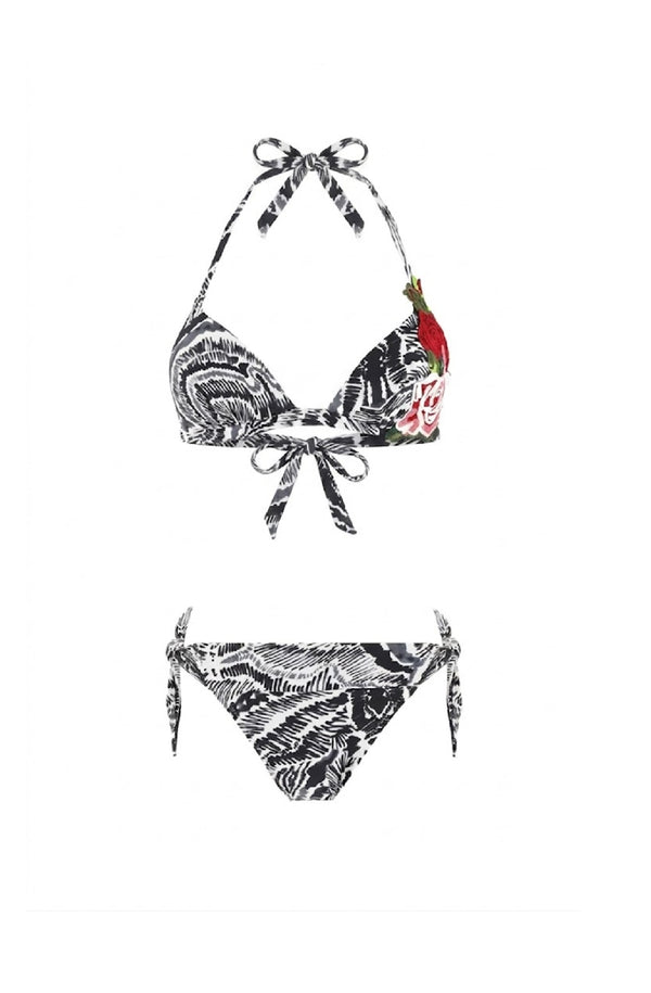 PAIN de SUCRE Women Rozen Triangle Top and Diva Tie-waist Bikini