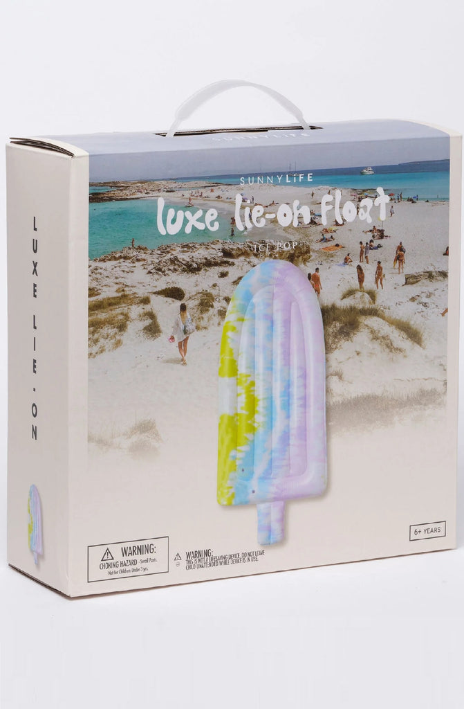 SUNNYLIFE Luxe Lie-On Float Ice Pop Tie Dye