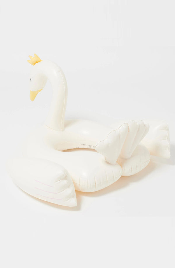 SUNNYLIFE Girls Tube Pool Ring Princess Swan Multi