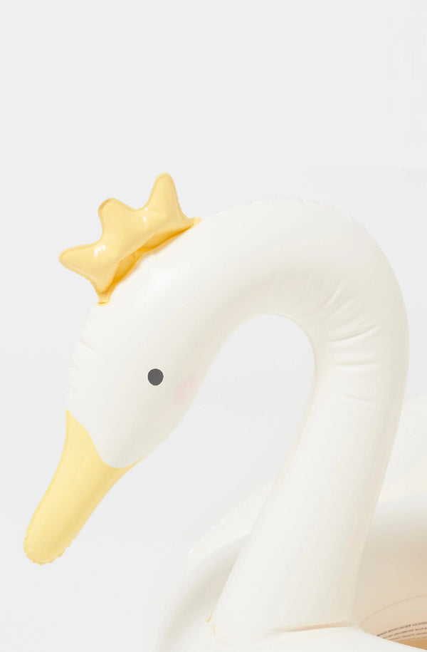 SUNNYLIFE Girls Tube Pool Ring Princess Swan Multi