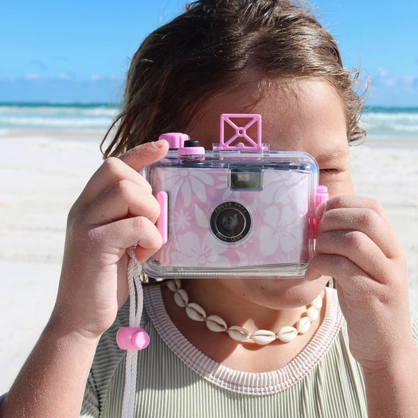 SUNNYLIFE Underwater Camera Stole my Heart Pink Floral