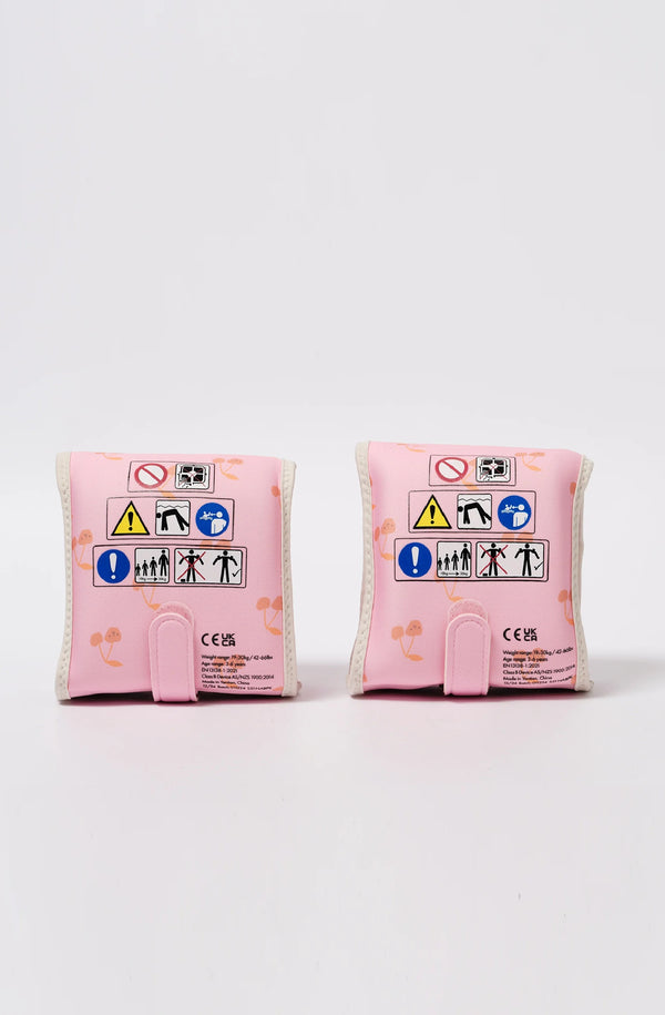 SUNNYLIFE Girls Neoprene Arm Bands Cotton Candy Cherry