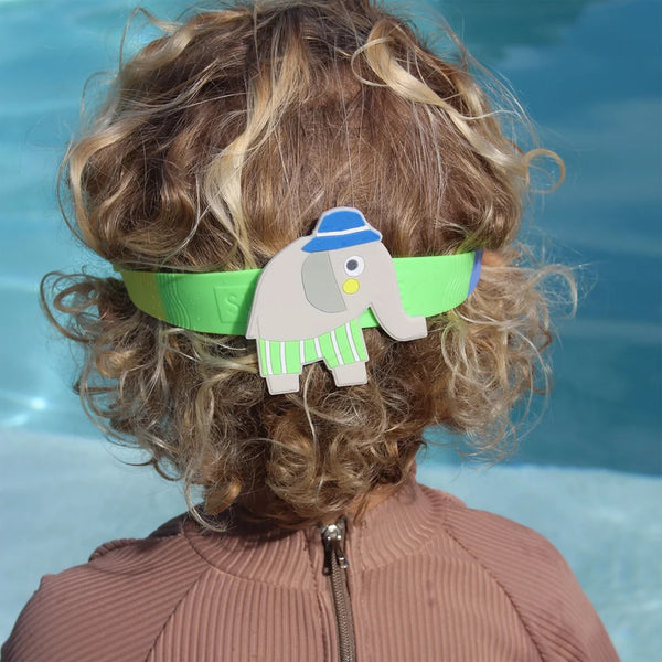 SUNNYLIFE Boys Swimming Goggles - Eli the Elephant