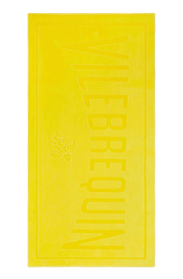 VILEBREQUIN Unisex Solid Organic Cotton Beach Towel