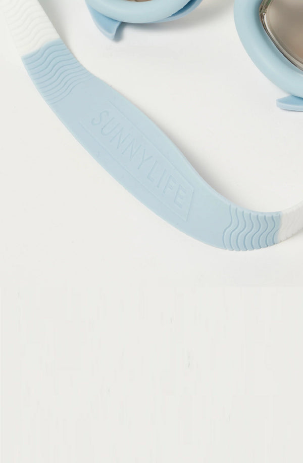 SUNNYLIFE Mini Swim Goggles Salty the Shark Aqua