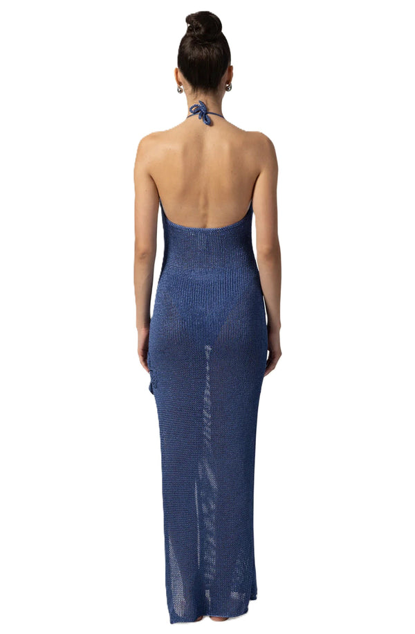 PARAMIDONNA Women Selena Violet Blue Dress