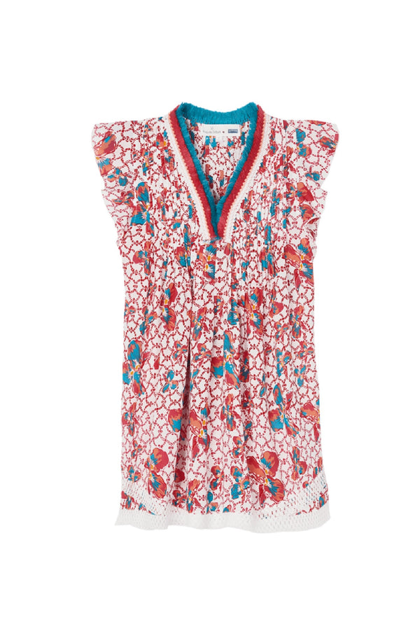 VILEBREQUIN Girls Mini Dress Iris Lace