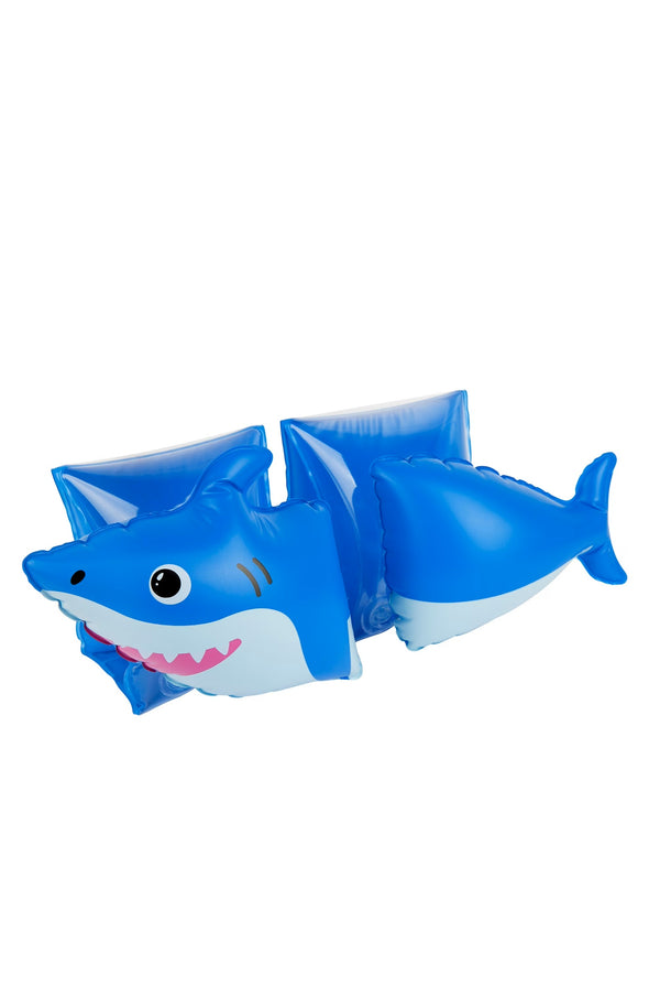 COOL2C Kids Inflatable Arm Bands Finn the Sharks Blue