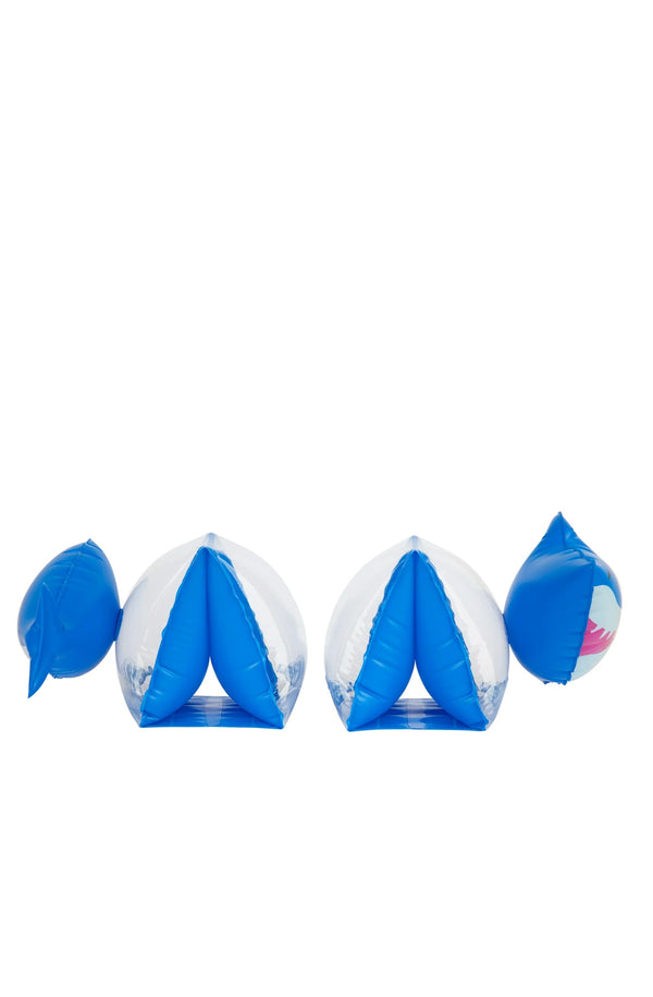 COOL2C Kids Inflatable Arm Bands Finn the Sharks Blue