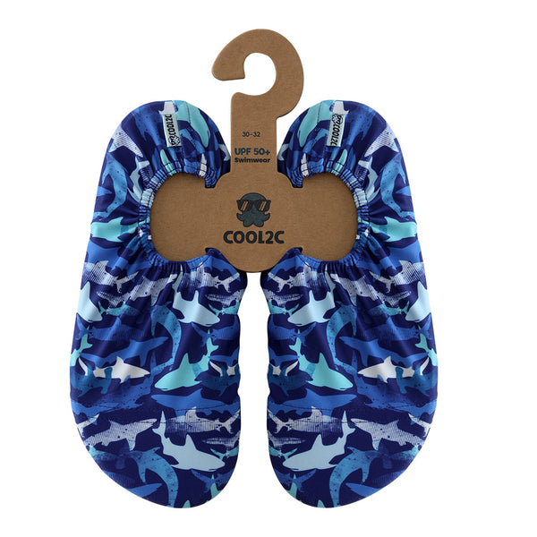 COOL2C Boys Shark Non-Slip Pool Socks