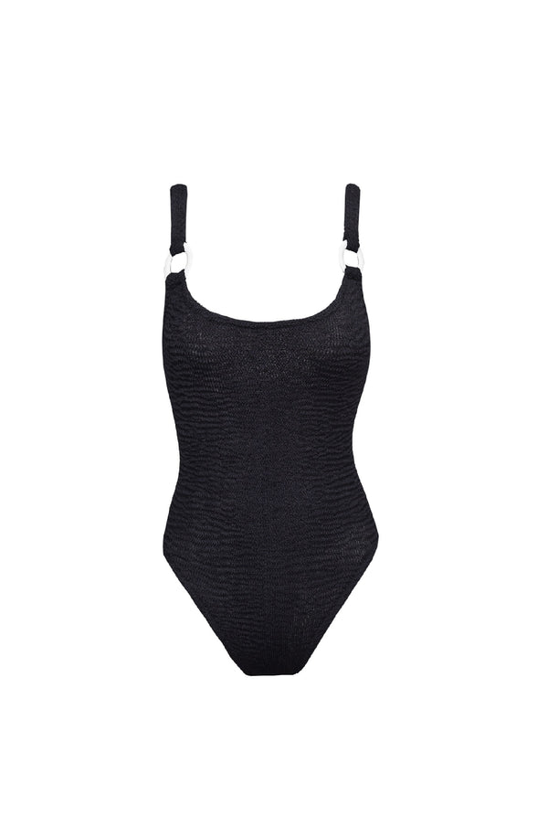 PARAMIDONNA Women Sophia Black One-Piece Swimsuit