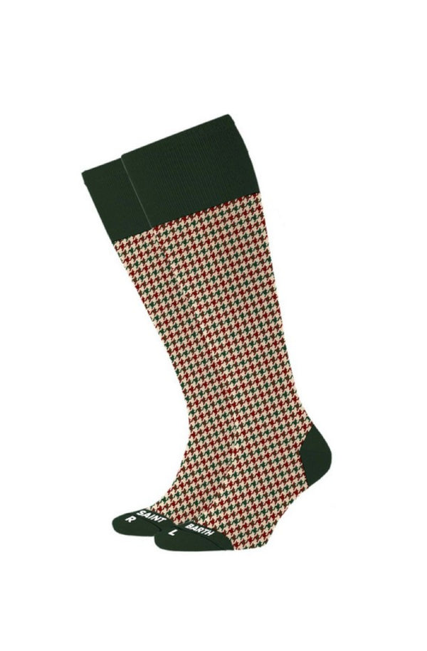 MC2 SAINT BARTH Men Socks in Cotton Pied de Poule Soft